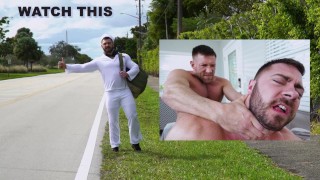 navy guy takes dick in truck